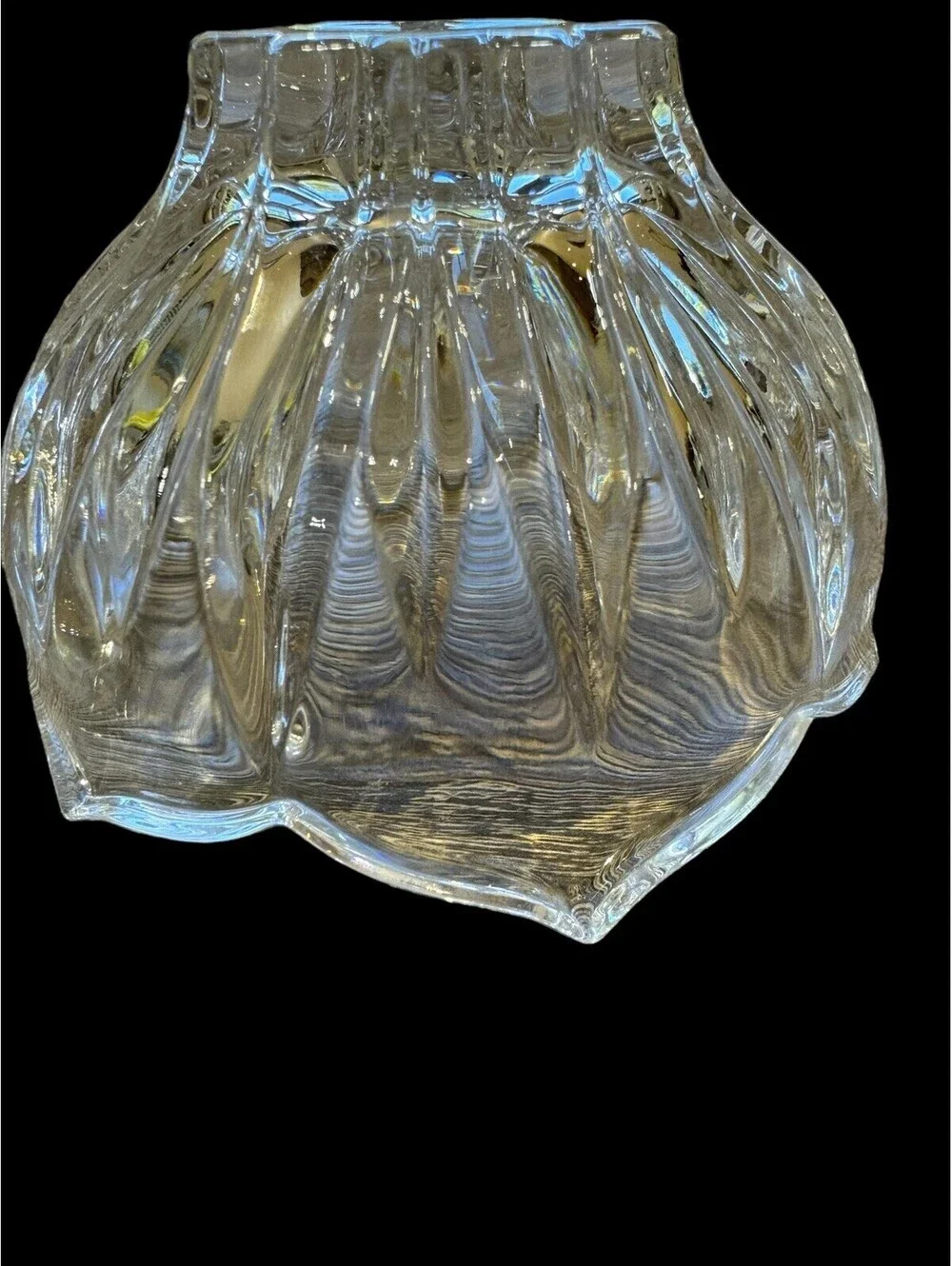 Lot Of Crystal Bud Vases & Covered Dish Bundle.